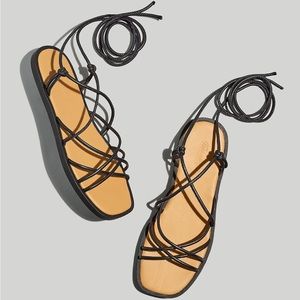 NIB Madewell The Soraya Lace-Up Sandal